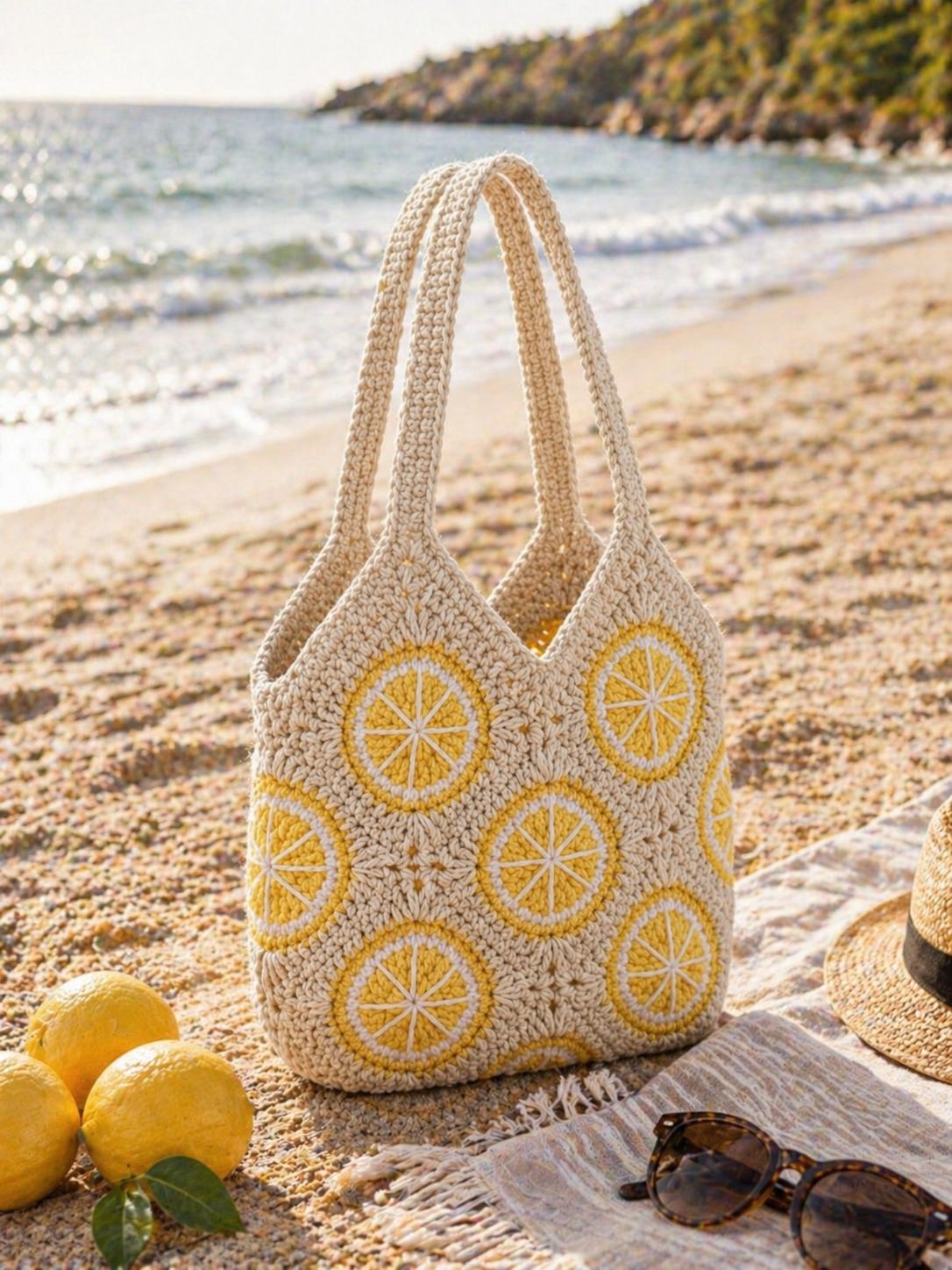 Crochet Lemon Bag Pattern PDF