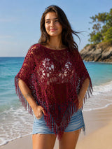 Boho Crochet Poncho Pattern PDF