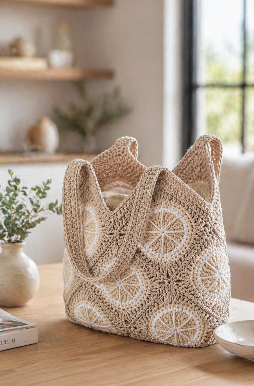 Crochet Lemon Bag Pattern PDF