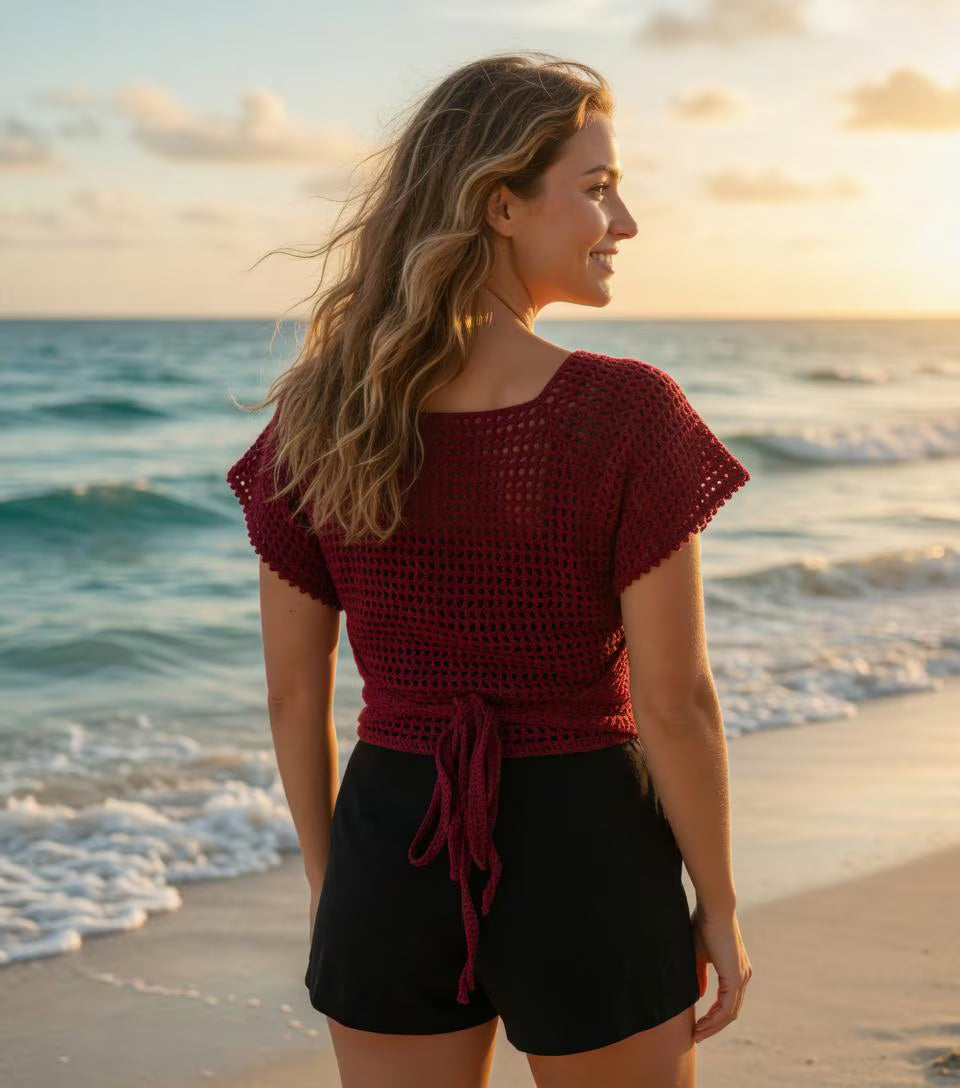 Crochet Wrap Top  Pattern Summer