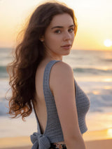 Open Back Crochet Tank Top Pattern PDF