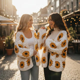 Boho Sunflower Granny Square Crochet PDF